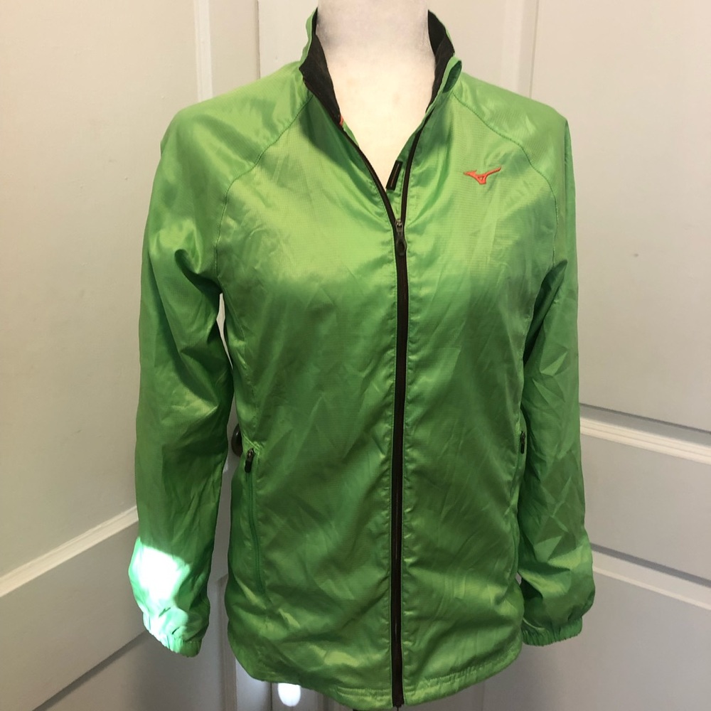 Mizuno ladies athletic full zip jacket size small